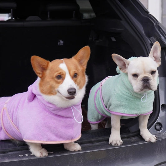 Pet Dog Bathrobe – Super Absorbent Microfiber Drying Towel